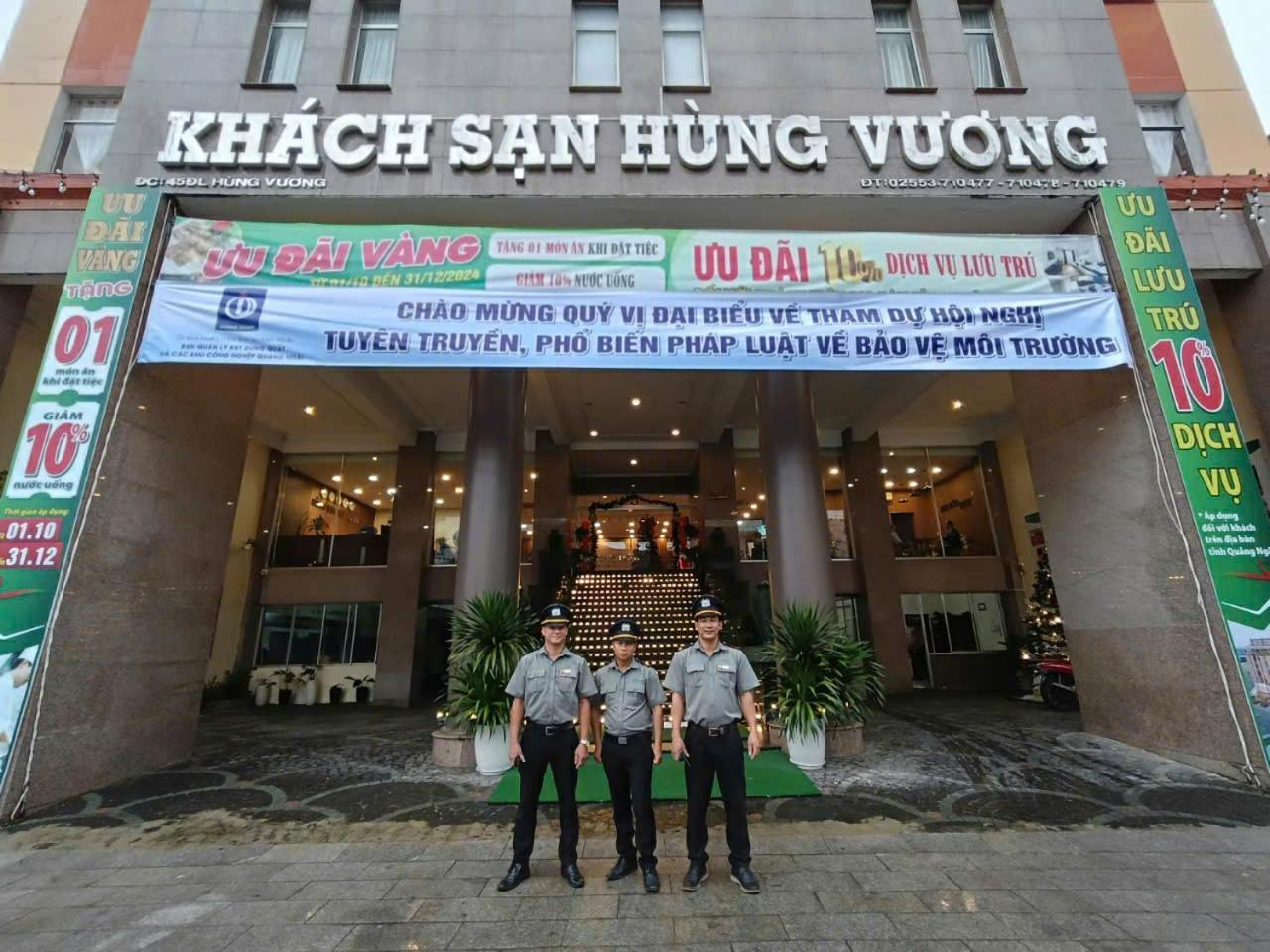 Hotel Khach San Hung Vuong Quảng Ngãi Exterior foto